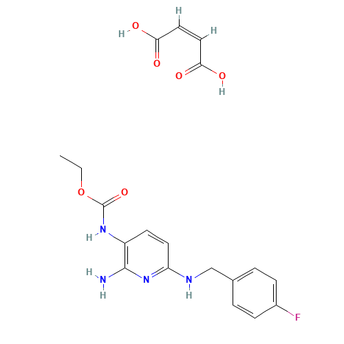 75507-68-5 Flupirtine maleate chemical structure
