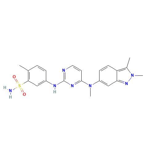 444731-52-6 Pazopanib chemical structure