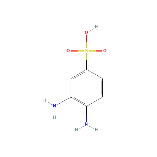 7474-78-4 3,4-Diaminobenzenesulfonic acid chemical structure