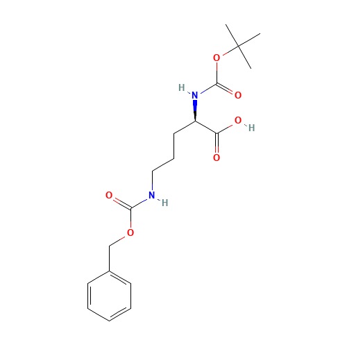 16937-92-1 BOC-D-ORN(Z)-OH chemical structure