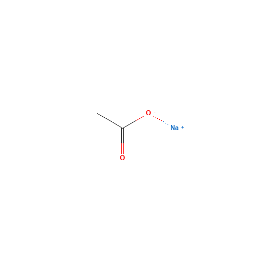 127-09-3 Sodium acetate chemical structure