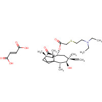 55297-96-6 Tiamulin fumarate chemical structure