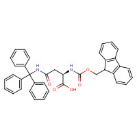 180570-71-2 N-(9-Fluorenylmethyloxycarbonyl)-N'-trityl-D-asparagine chemical structure
