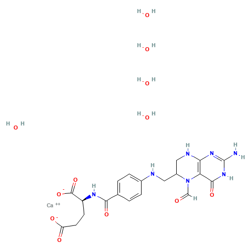 6035-45-6 Calcium folinatc chemical structure