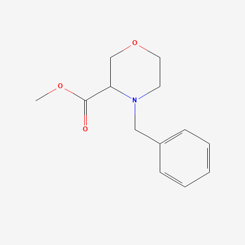 212650-44-7 4-Benzyl-morpholine-3-carboxylic acid methyl ester chemical structure