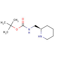 139004-93-6 (R)-PIPERIDIN-2-YLMETHYL-CARBAMIC ACID TERT-BUTYL ESTER chemical structure