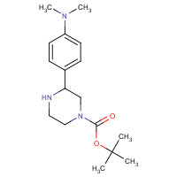 904814-43-3 3-(4-DIMETHYLAMINO-PHENYL)-PIPERAZINE-1-CARBOXYLIC ACID TERTIER-BUTYL ESTER chemical structure