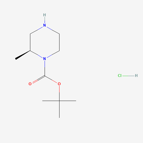 960283-58-3 (S)-tert-butyl 2-methylpiperazine-1-carboxylate hydrochloride chemical structure
