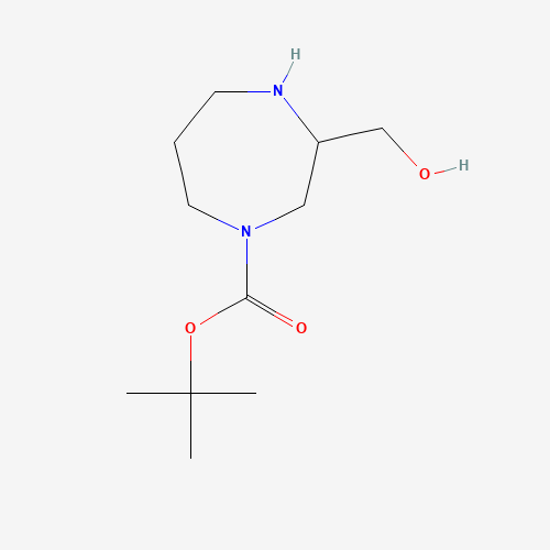 1179360-20-3 tert-butyl 3-(hydroxymethyl)-1,4-diazepane-1-carboxylate chemical structure