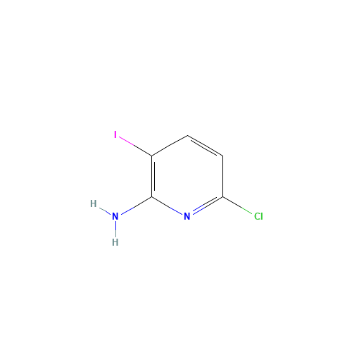 800402-06-6 6-chloro-3-iodopyridin-2-amine chemical structure