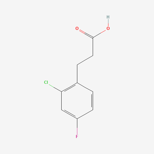 174603-38-4 3-(2-CHLORO-4-FLUORO-PHENYL)-PROPIONIC ACID chemical structure
