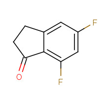 84315-25-3 5,7-Difluoro-2,3-dihydroinden-1-one chemical structure
