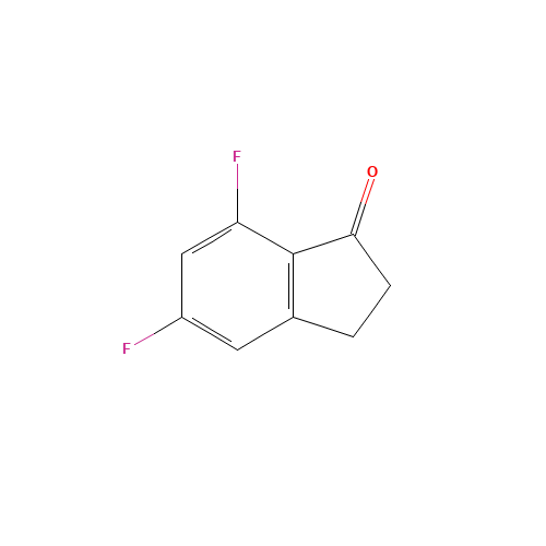 84315-25-3 5,7-Difluoro-2,3-dihydroinden-1-one chemical structure