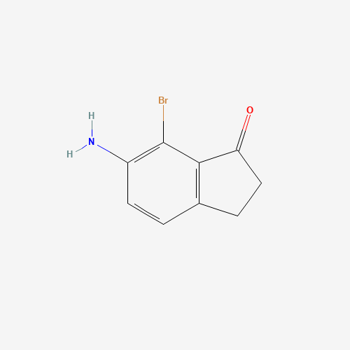 681246-49-1 6-amino-7-bromo-2,3-dihydro-1H-inden-1-one chemical structure