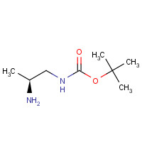 121103-15-9 Carbamic acid,[(2S)-2-aminopropyl]-,1,1-dimethylethyl ester (9CI) chemical structure