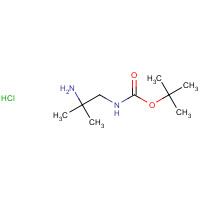 1179361-35-3 1-N-Boc-2-methylpropane-1,2-diamine chemical structure
