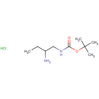 1179360-83-8 1-N-Boc-butane-1,2-diamine-HCl chemical structure