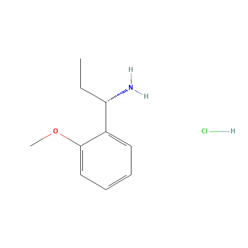 873893-95-9 (1S)-1-(2-METHOXYPHENYL)PROPYLAMINE-HCl chemical structure
