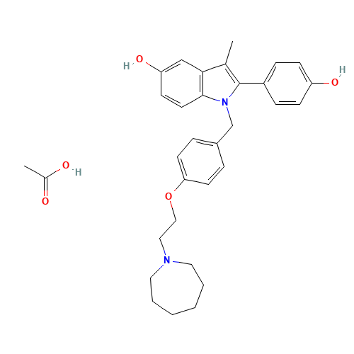 198481-33-3 BAZEDOXIFENE ACETATE chemical structure