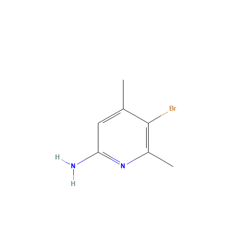89856-44-0 2-AMINO-5-BROMO-4 6-DIMETHYLPYRIDINE& chemical structure