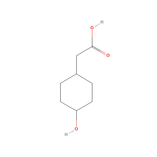 99799-09-4 4-hydroxycyclohexylacetic acid chemical structure