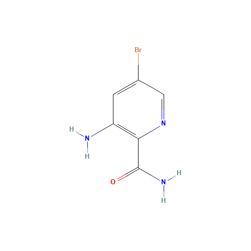 669066-89-1 3-AMINO-5-BROMOPYRIDINE-2-CARBOXAMIDE chemical structure