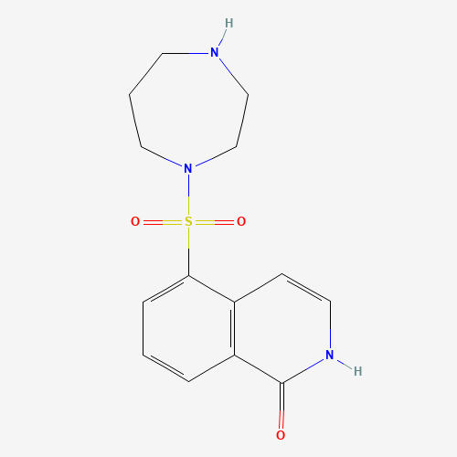 105628-72-6 1-[(1,2-DIHYDRO-1-OXO-5-ISOQUINOLINYL)SULFONYL]HEXAHYDRO-1H-1,4-DIAZEPINE chemical structure