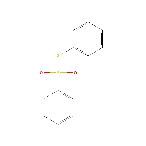 1212-08-4 BENZENETHIOSULFONIC ACID S-PHENYL ESTER chemical structure