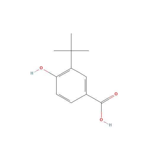 66737-88-0 3-TERT-BUTYL-4-HYDROXYBENZOIC ACID chemical structure
