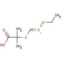 133944-74-8 2-((Ethoxythioxo methyl)thio)-2-methylpropanoic acid chemical structure