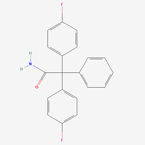 289656-45-7 2,2-bis(4-fluorophenyl)-2-phenyl-acetamide chemical structure