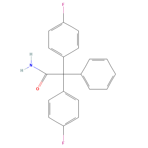 289656-45-7 2,2-bis(4-fluorophenyl)-2-phenyl-acetamide chemical structure