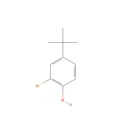 2198-66-5 2-BROMO-4-TERT-BUTYLPHENOL chemical structure