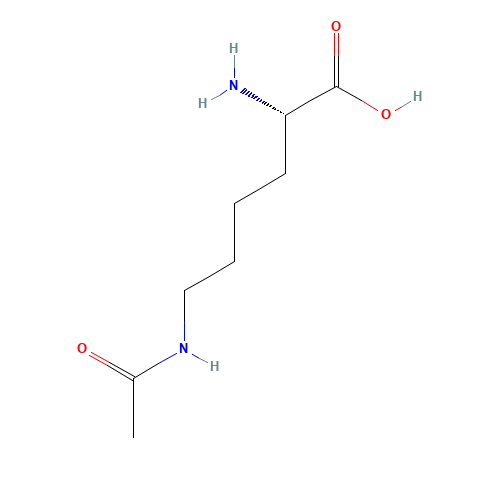692-04-6 N-EPSILON-ACETYL-L-LYSINE chemical structure