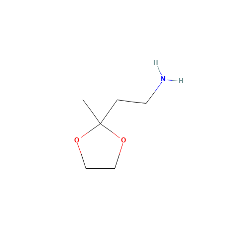 62240-37-3 2-(Aminoethyl)-2-methyl-1,3-dioxolane chemical structure