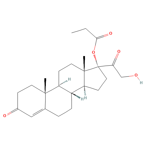 19608-29-8 17alpha-propionate chemical structure