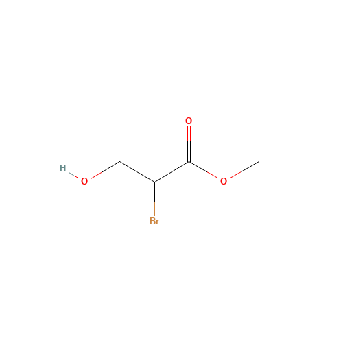 7691-28-3 (S)-methyl-2-bromo-3-hydroxypropanoate chemical structure