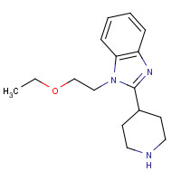 110963-63-8 1-(2-Ethoxy-ethyl)-2-piperidin-4-yl-1H-benzimidazole chemical structure