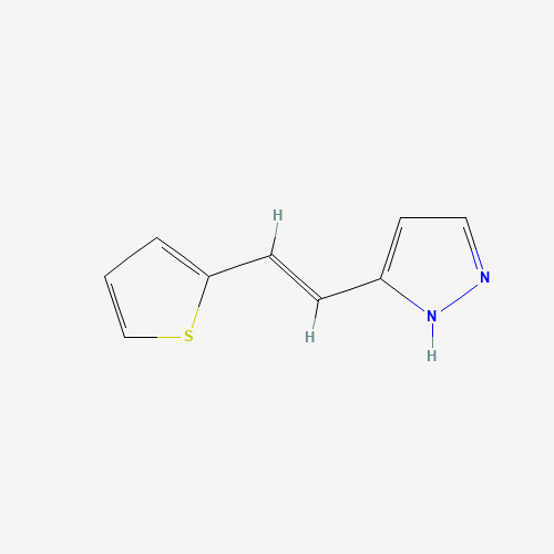 500128-99-4 (E)-5-(2-(thiophen-2-yl)vinyl)-1H-pyrazole chemical structure