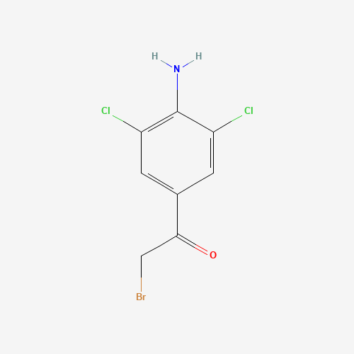 37148-47-3 4-Amino-3,5-dichloro-alpha-bromoacetophenone chemical structure