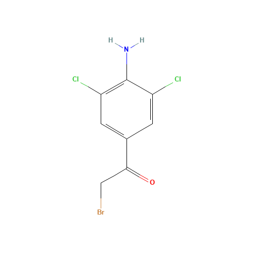 37148-47-3 4-Amino-3,5-dichloro-alpha-bromoacetophenone chemical structure