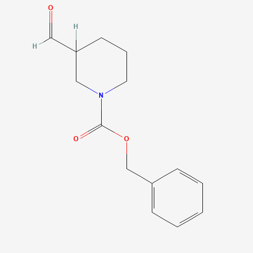 201478-72-0 3-FORMYL-PIPERIDINE-1-CARBOXYLIC ACID BENZYL ESTER chemical structure