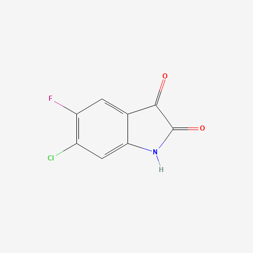 96202-57-2 5-FLUORO-6-CHLORO ISATIN chemical structure