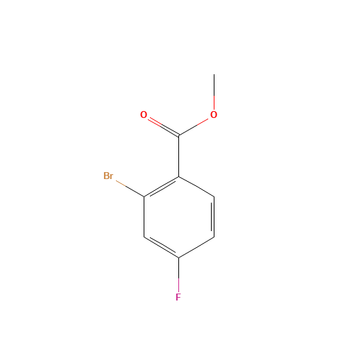 653-92-9 METHYL 2-BROMO-4-FLUOROBENZOATE chemical structure