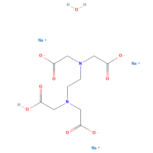 85715-60-2 (ETHYLENEDINITRILO)TETRAACETIC ACID,TRISODIUM SALT HYDRATE chemical structure