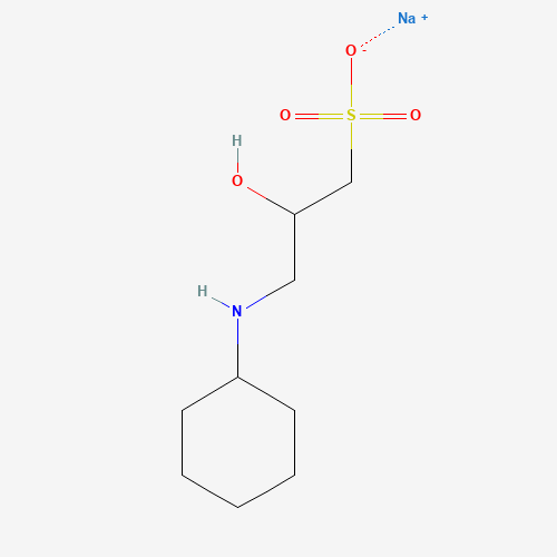 102601-34-3 3-Cyclohexylamino-2-hydroxypropanesulfonic acid sodium salt chemical structure