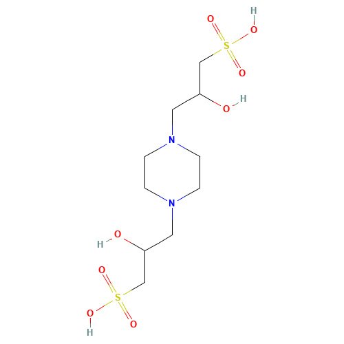 68189-43-5 Piperazine-1,4-bis(2-hydroxypropanesulfonic acid) dihydrate chemical structure