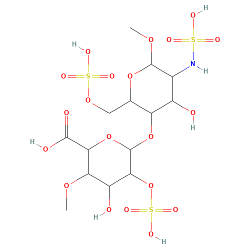 9045-22-1 HEPARIN PORCINE LITHIUM SALT chemical structure