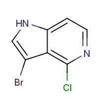 947238-42-8 3-bromo-4-chloro-1H-pyrrolo[3,2-c]pyridine chemical structure