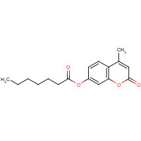 18319-92-1 4-METHYLUMBELLIFERYL HEPTANOATE chemical structure